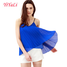 Summer Woman T-Shirt of Sleeveless Top Blouse Girl Clothing